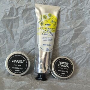 LUSH Hand Cream, Foot Balm And Cuticle Butter All Travel /Mini Sizes New